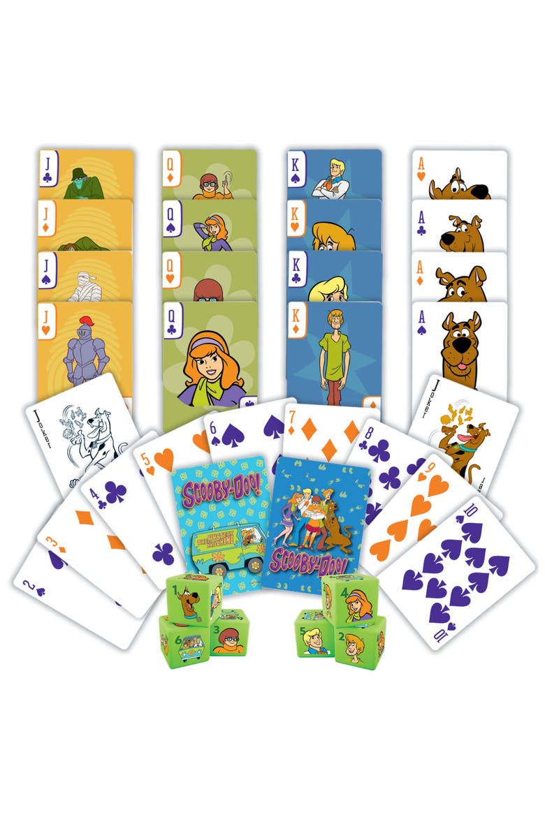 Scooby Doo 2-pack Playing Cards & Dice, Alternate, color, Multicolor