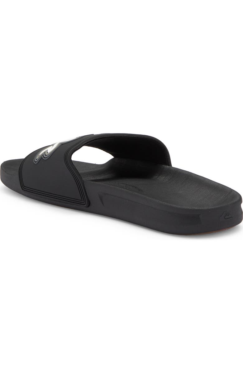 Quiksilver Rivi Wordmark Slide Sandal, Alternate, color,