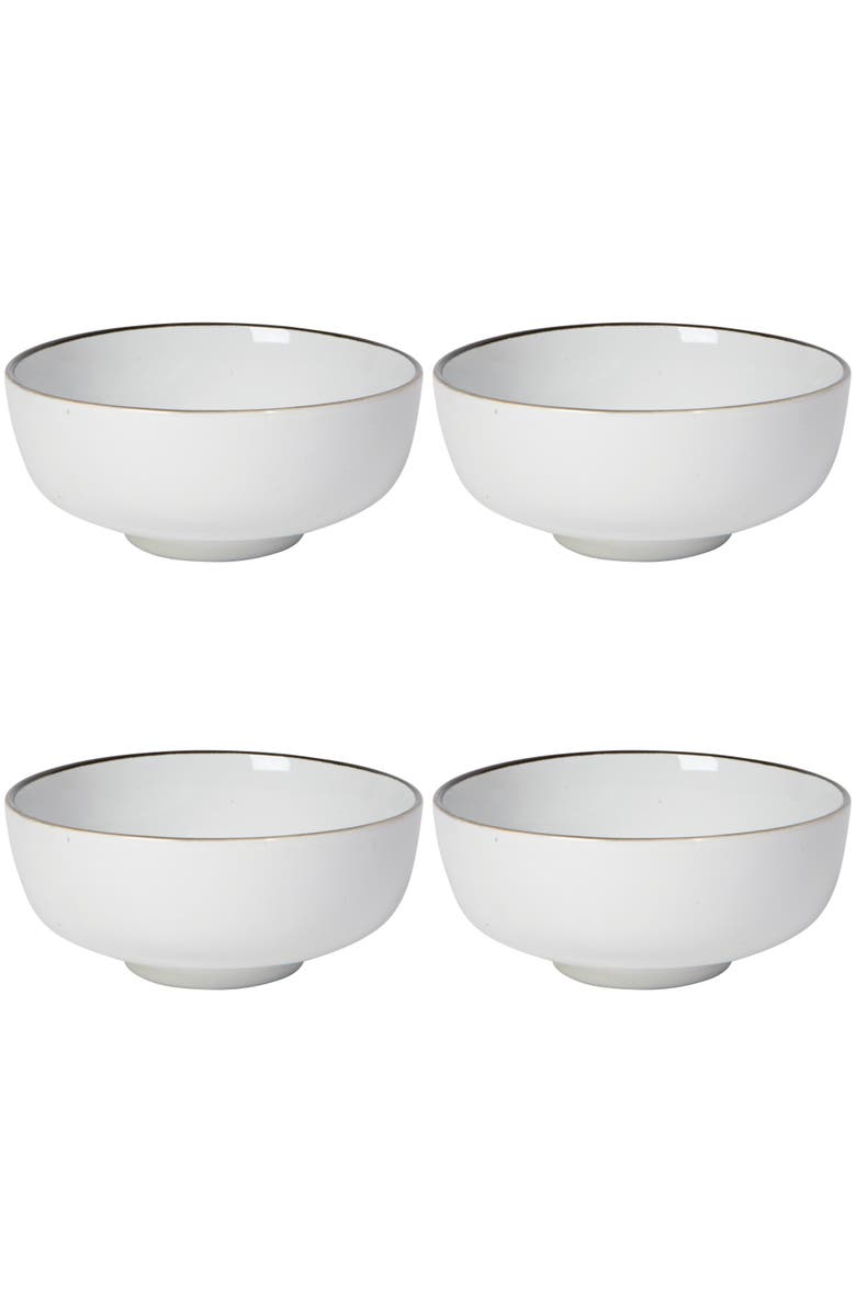 Danica Brands Set of 4 Tundra Salad Bowl, Main, color, White