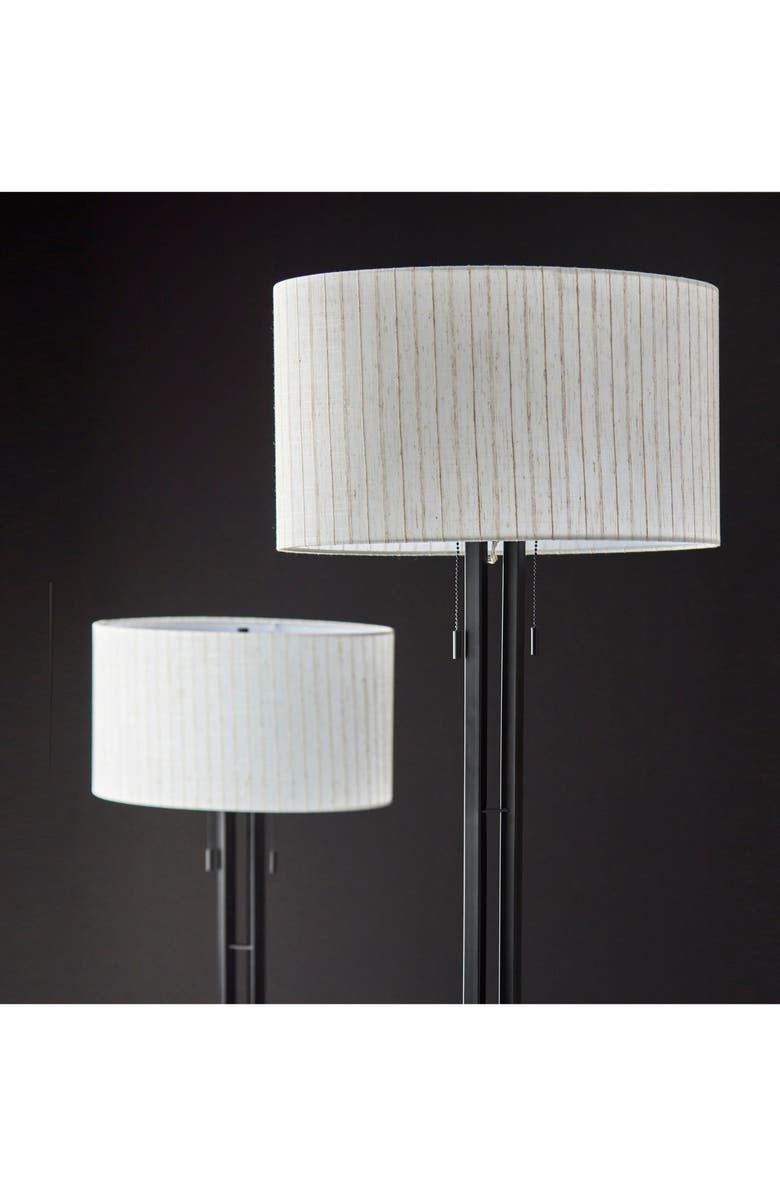 ADESSO LIGHTING Foster Floor Lamp, Alternate, color, Black