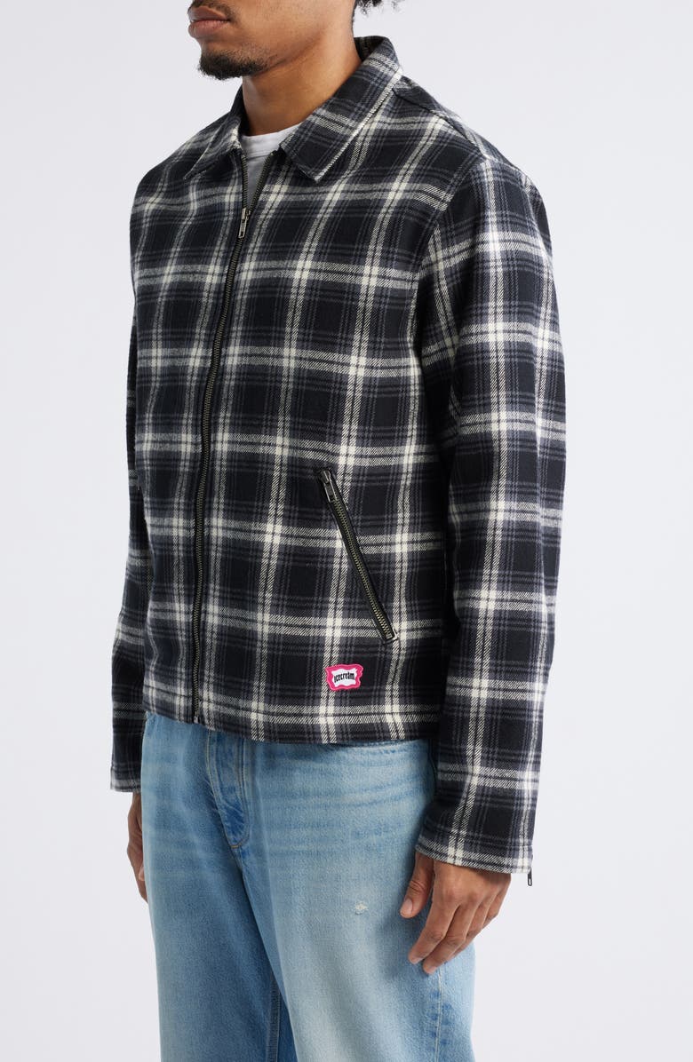 ICECREAM Jackman Plaid Flannel Workman's Jacket, Alternate, color,