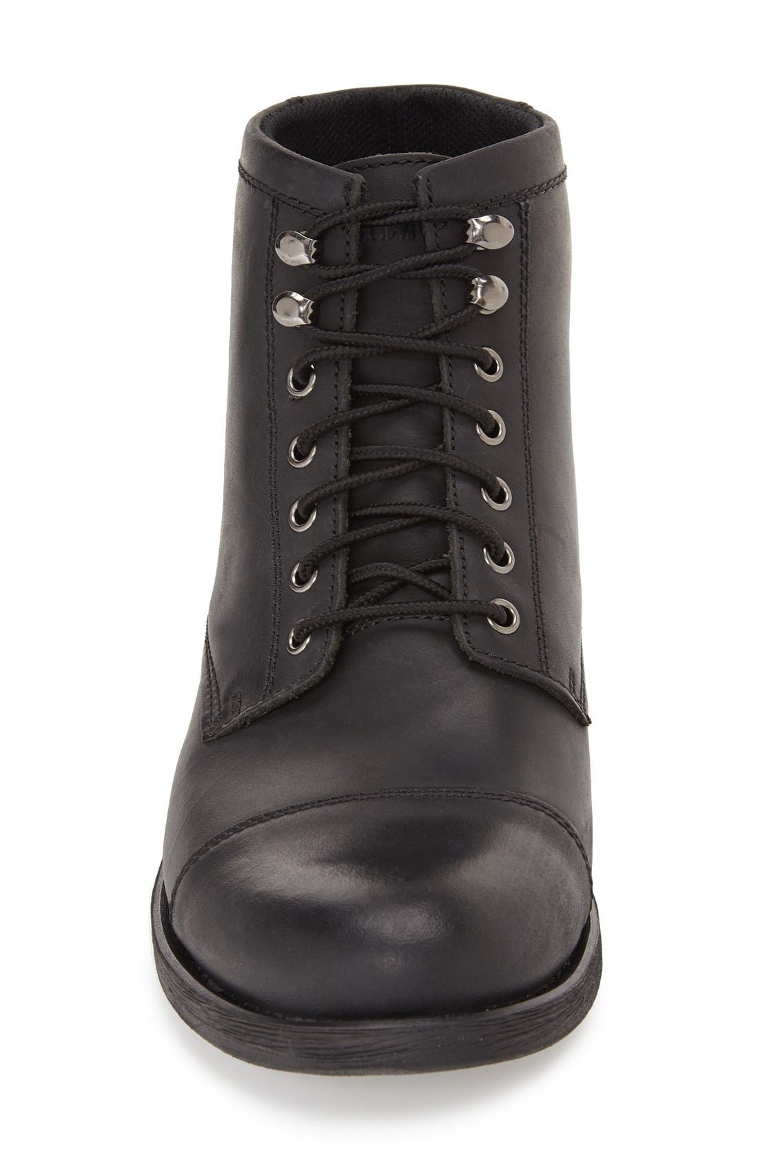 Eastland 
High Fidelity
 Cap Toe Boot, Alternate, color, Black Leather