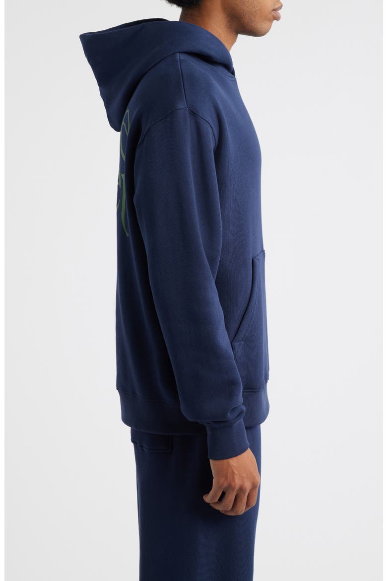 Warped Graphic Hoodie, Alternate, color, NAVY