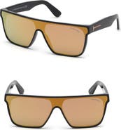 TOM FORD Wyhat 140mm Shield Sunglasses