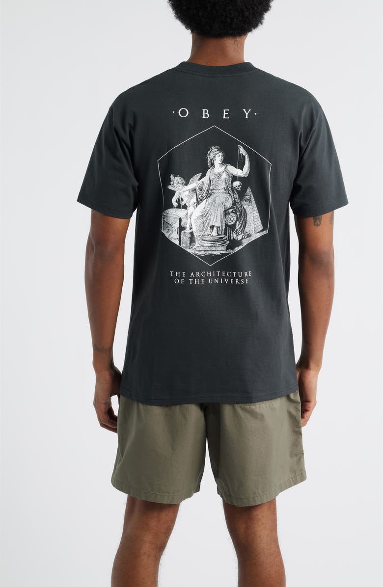 Obey Architecture of the Uni Cotton Graphic T-Shirt, Alternate, color, 