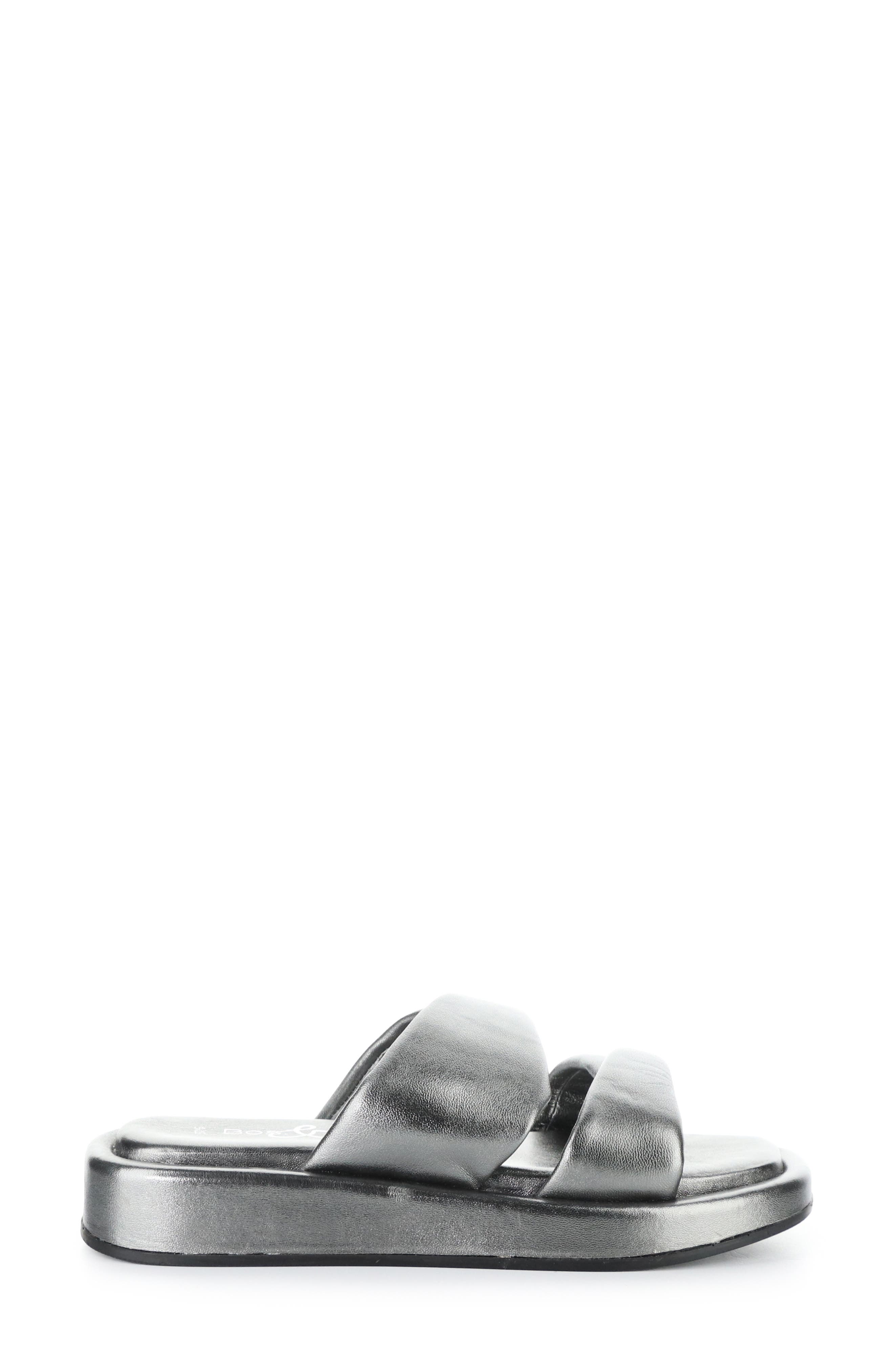 Bos. & Co. Bayla Platform Wedge Slide Sandal, Alternate, color, Pewter Multi
