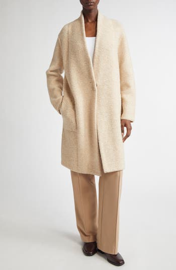 Bouclé Cardigan Coat