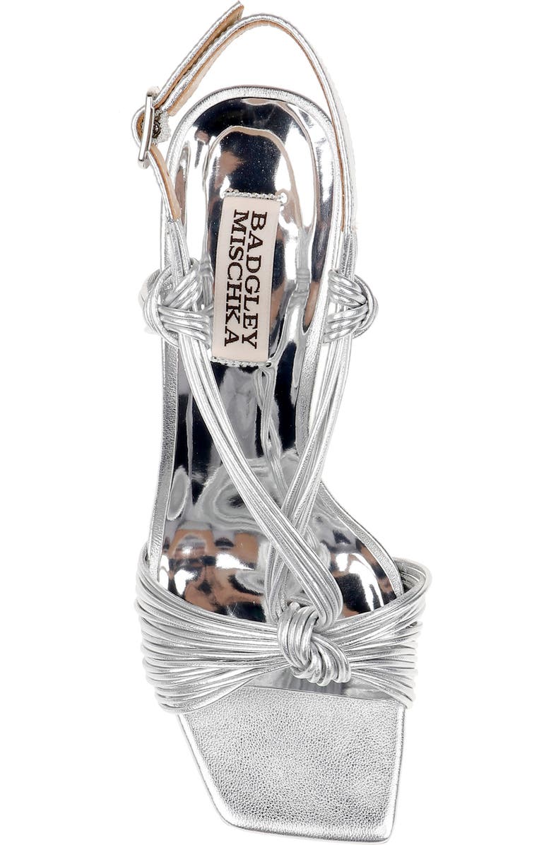 Badgley Mischka Collection Carmine High Shine Slingback Sandal, Alternate, color,