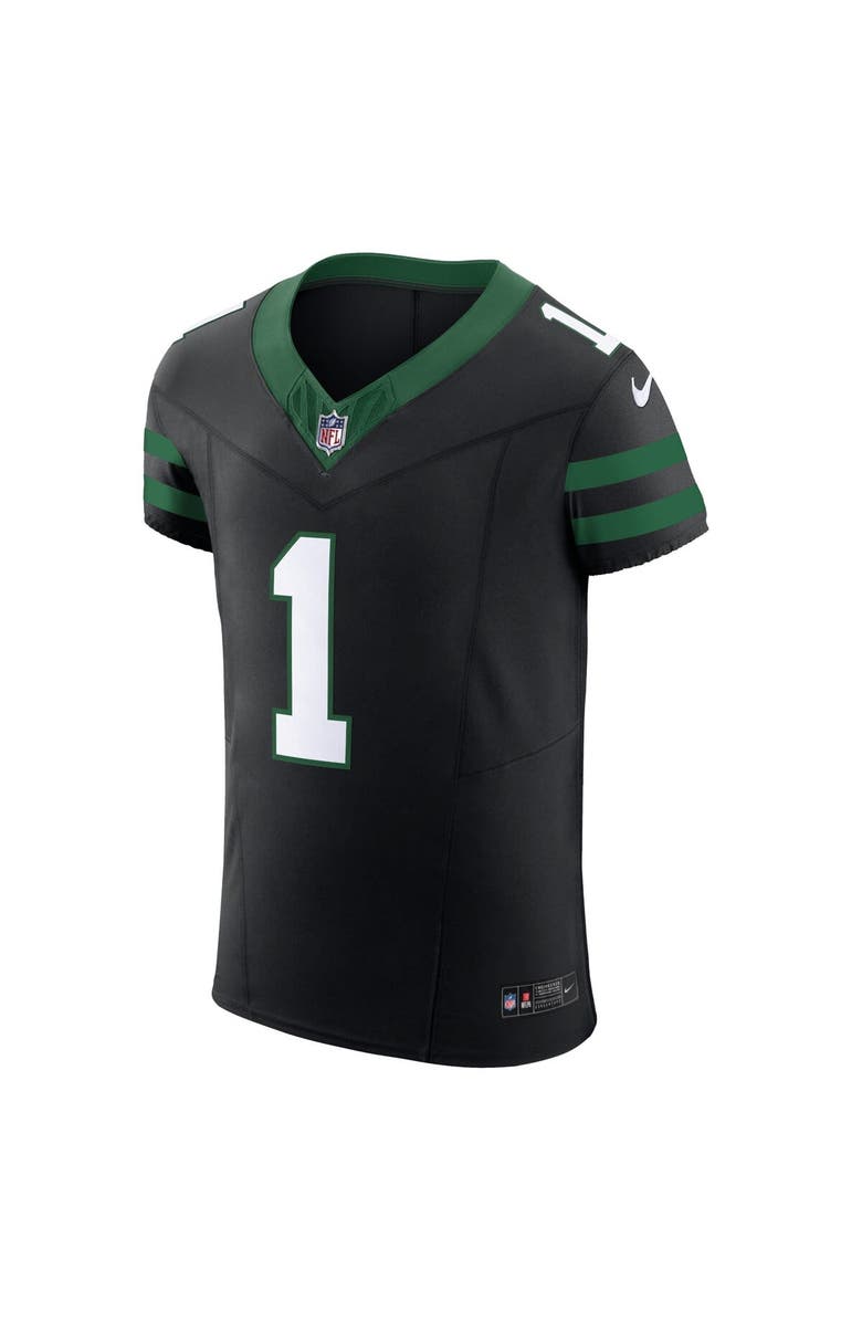 Nike Men's Nike Ahmad Sauce Gardner Legacy Black New York Jets Alternate Vapor F.U.S.E. Elite Jersey, Alternate, color, Black
