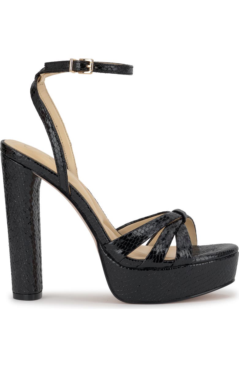 Jessica Simpson Ilaria Ankle Strap Platform Sandal, Alternate, color, Black