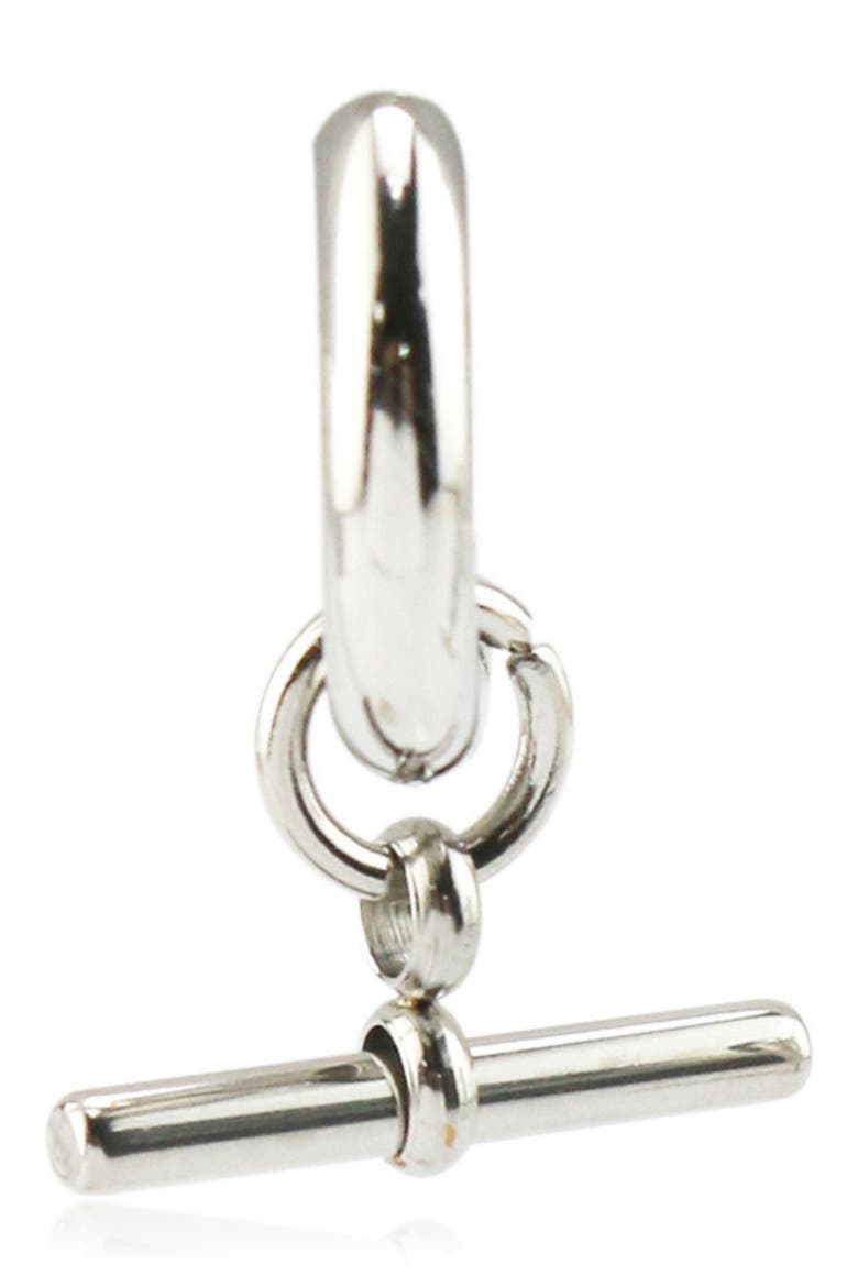Toggle Drop Earrings, Alternate, color, SILVER