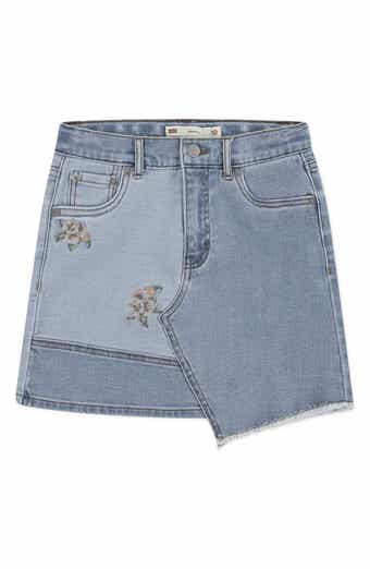 Levi's Kids' Embroidered Mash Up Denim Miniskirt