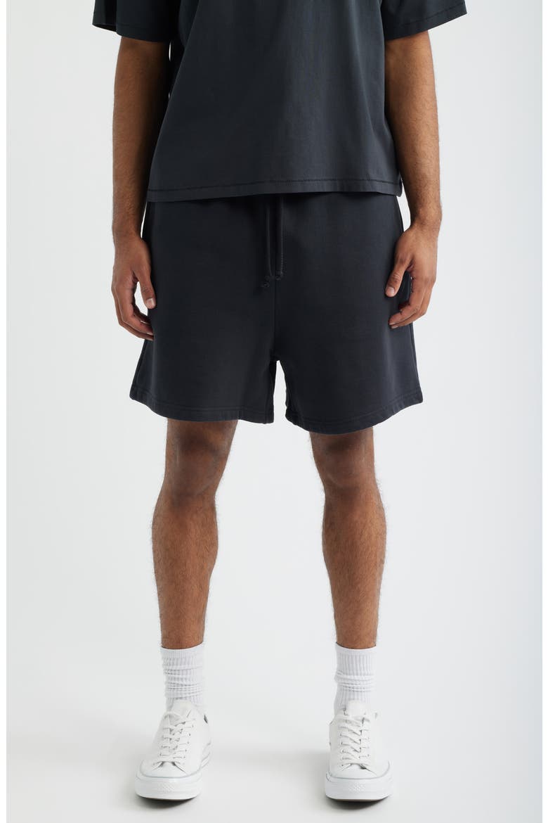 Core Sweatshorts, Main, color, VINTAGE BLACK