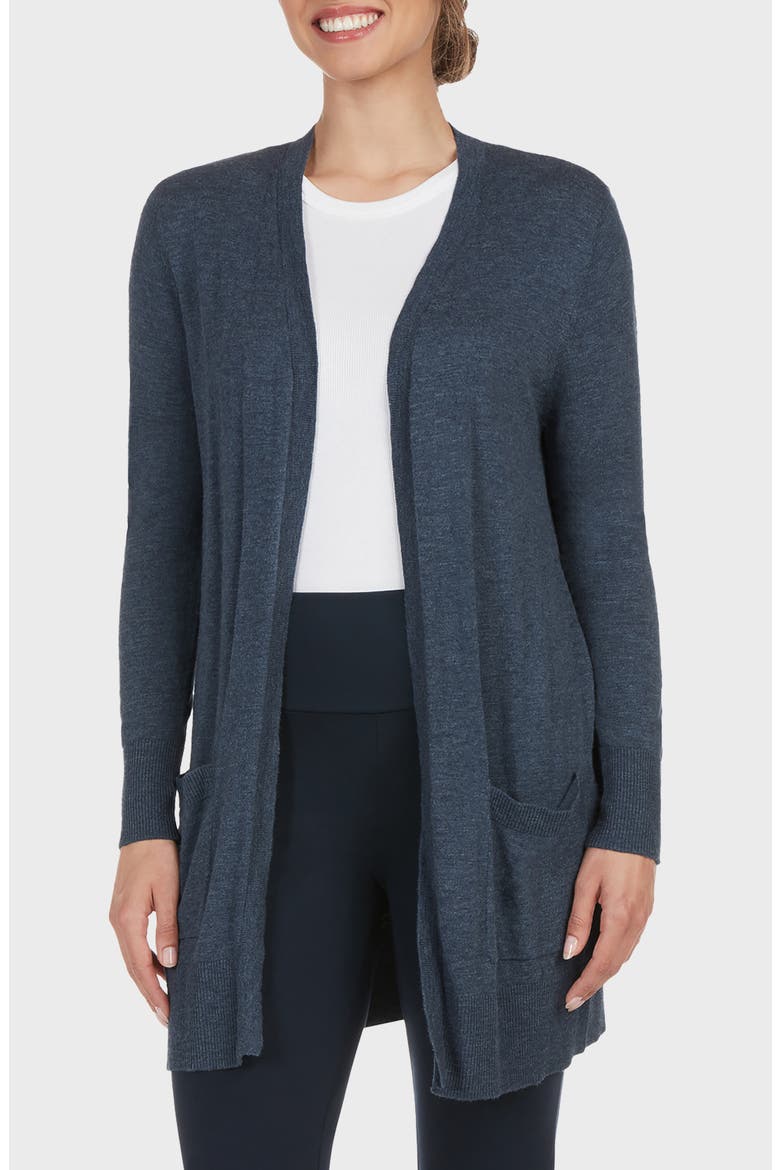 Spring Weight Cardigan, Main, color, DENIM
