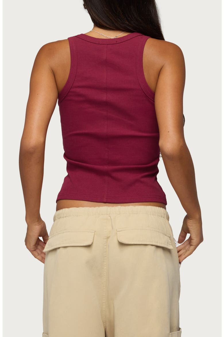 80 Stripe Rib Tank, Alternate, color, BURGUNDY