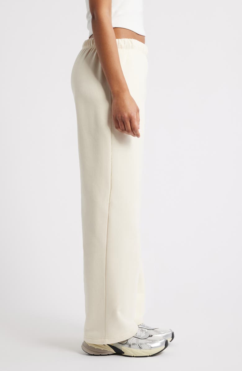 HAPPY CAMP3R You Can't Pour from an Empty Cup Embroidered Sweatpants, Alternate, color, Cream