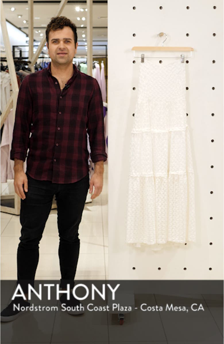 Strapless Lace Midi Dress, sales video thumbnail