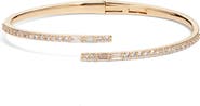 Nordstrom Cubic Zirconia Overlap Cuff Bracelet