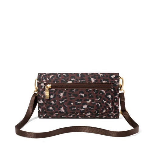 Baggallini Coastal Flip Lock Rfid Phone Wallet Crossbody Bag In Multi