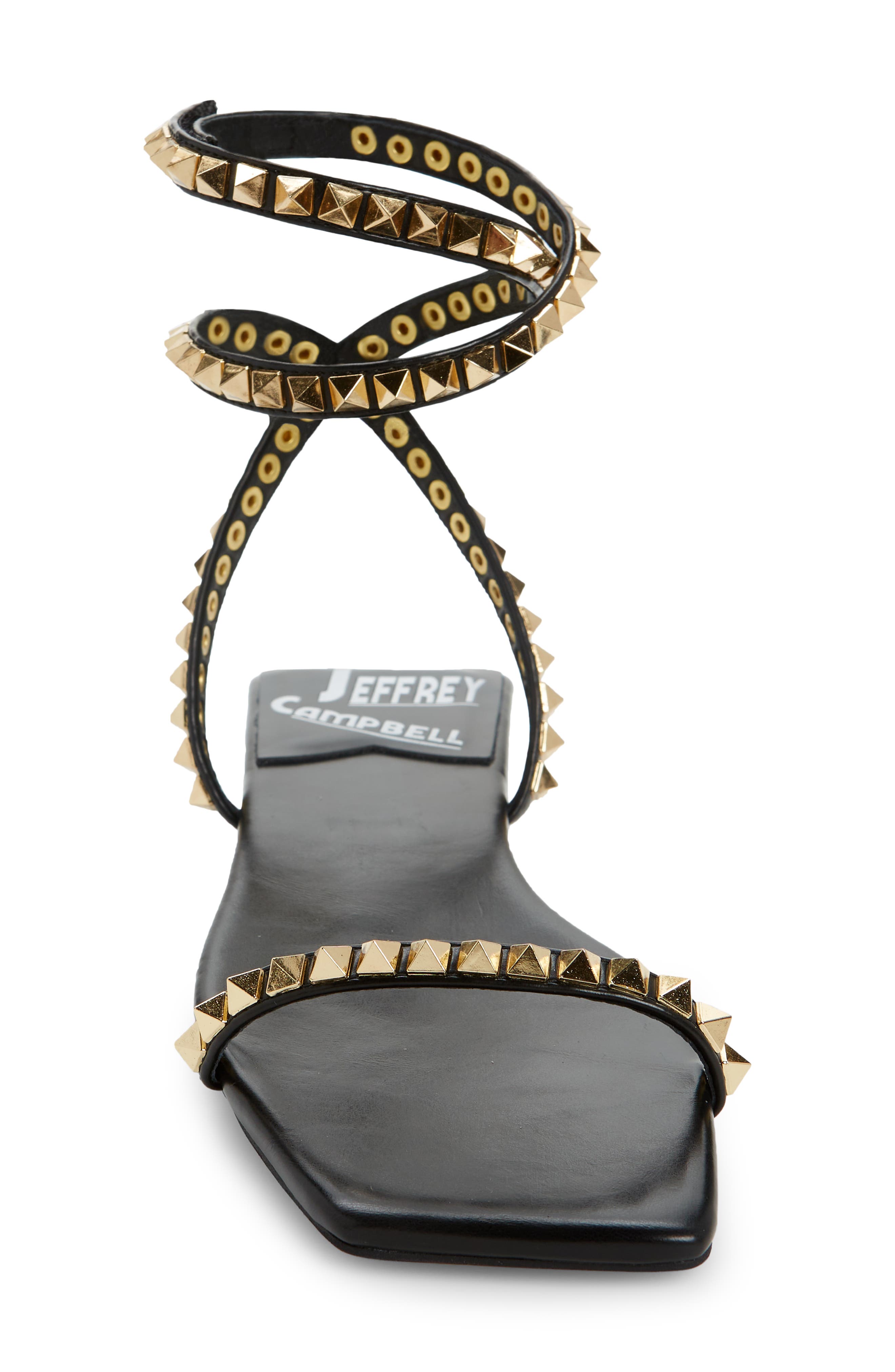 Luxor Strappy Sandal, Alternate, color, BLACK GOLD COMBO
