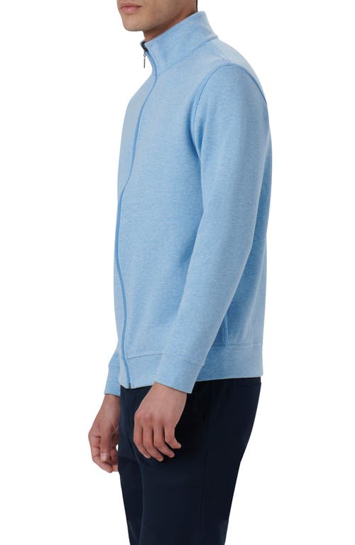Bugatchi Reversible Knit Jacket In Blue