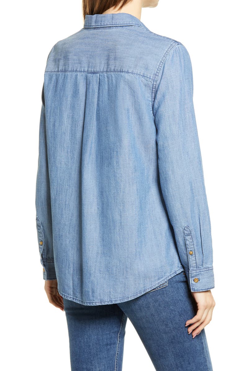 Caslon<sup>®</sup> Easy Button-Up Shirt, Alternate, color, 