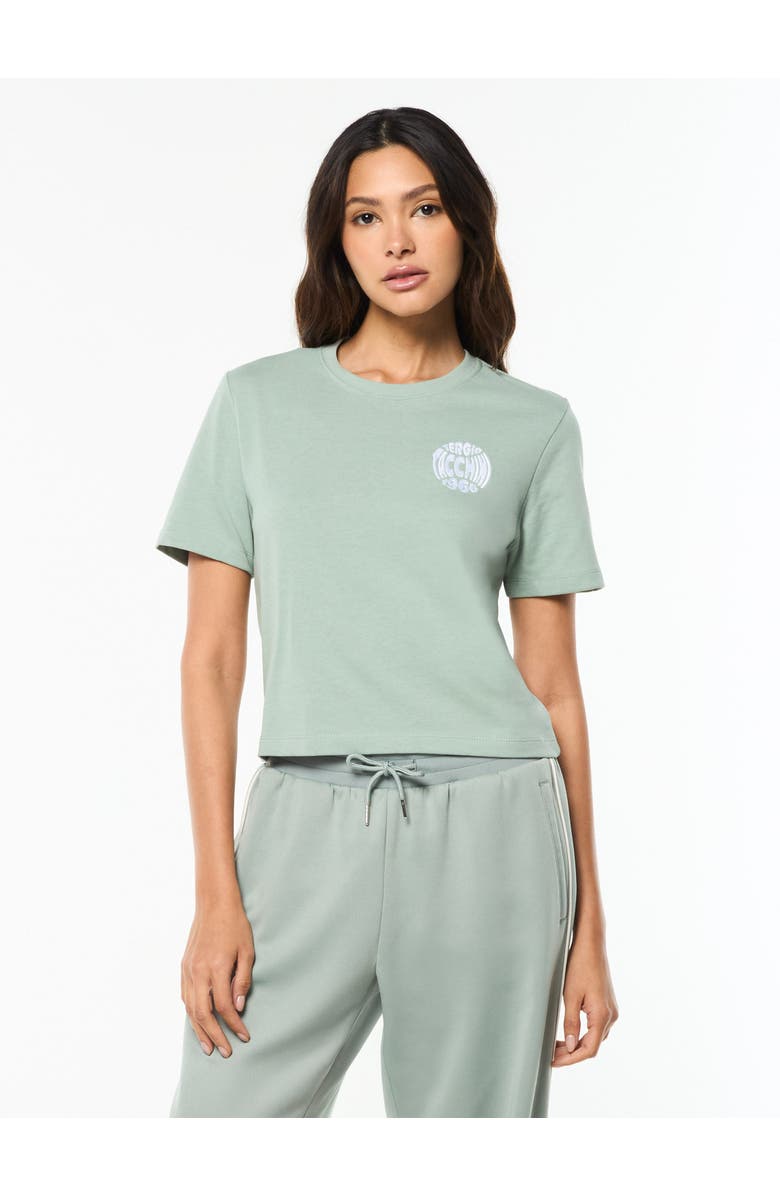 Sergio Tacchini Terina T-shirt, Main, color, Slate Gray