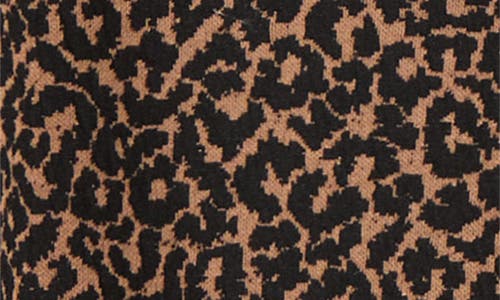 Kasper Leopard Jacquard Cape In Brown