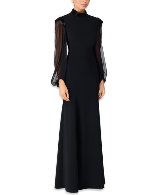 Jenny Packham Isabelle Maxi Dress In Black