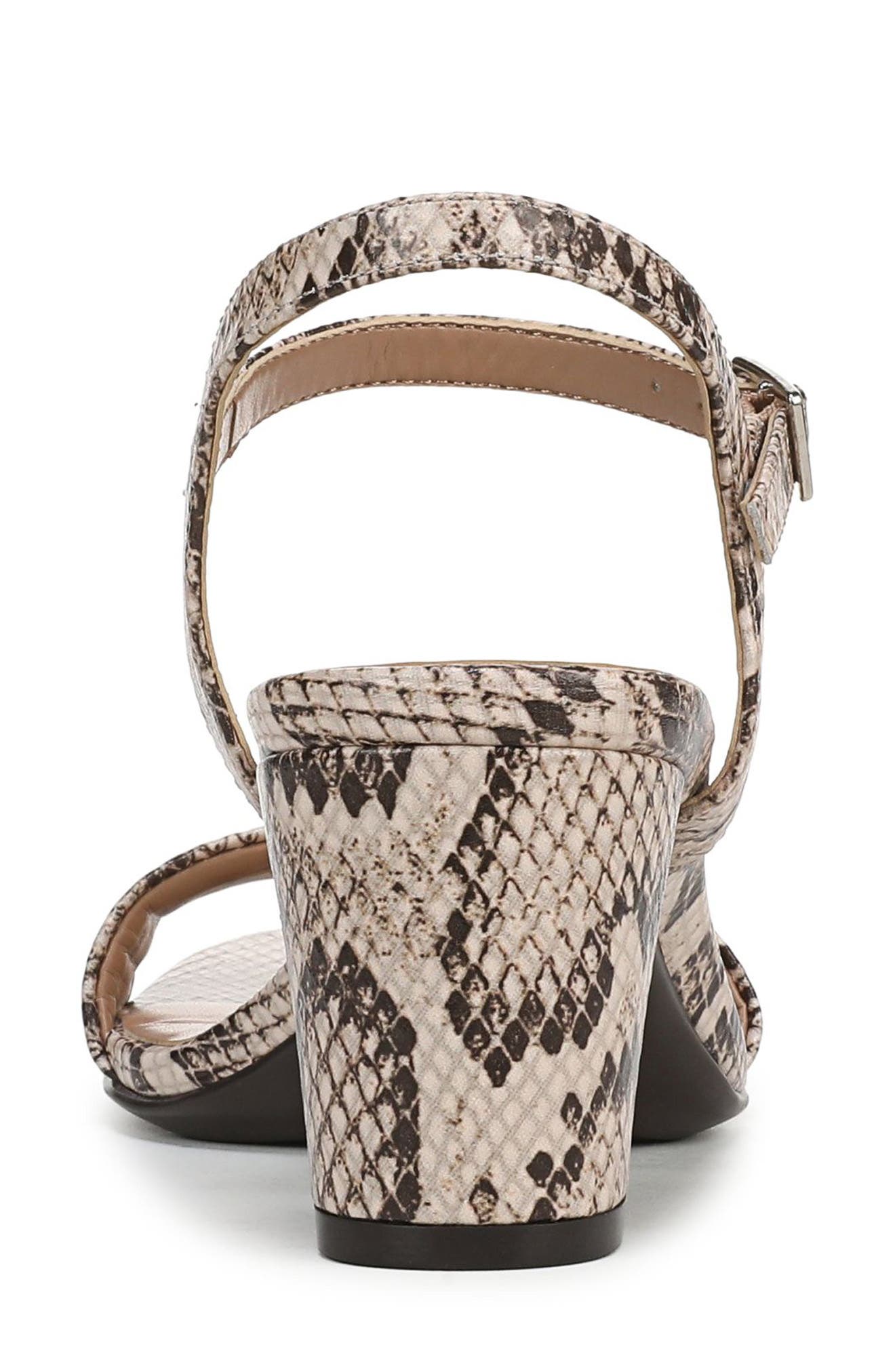 Naturalizer Bristol Sandal, Alternate, color, Snake Beige Faux Leather