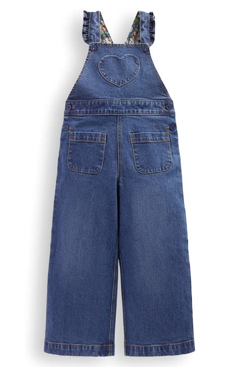 Kids' Denim Heart Pocket Overalls (Toddler, Little Kid & Big Kid)