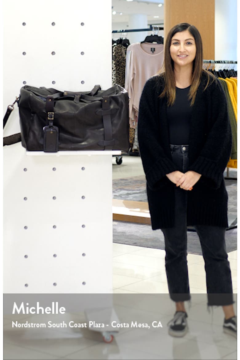 Weatherproof Leather Duffle Bag video