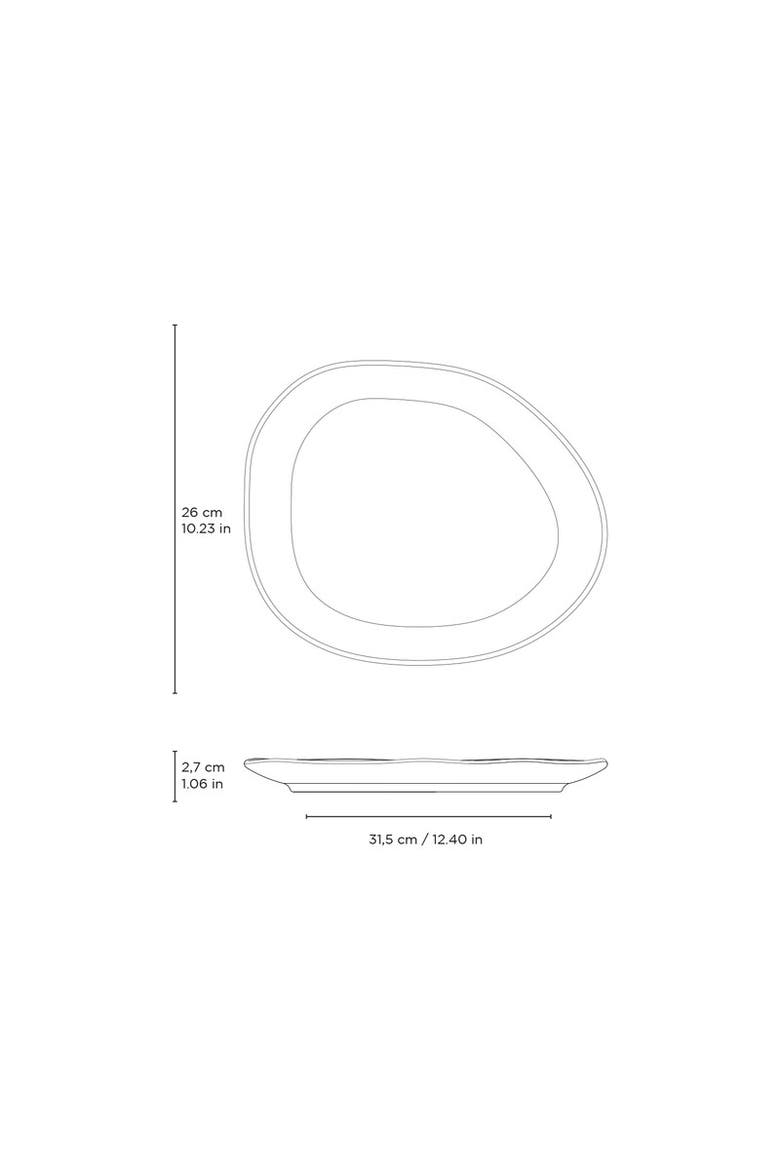 Oval Dinner Plate - Set of 6, Alternate, color, Greenery