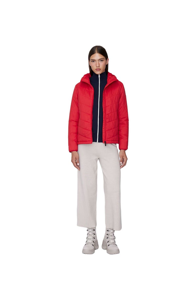 Quartz Co. CAMILA | Lightweight Hooded Insulated Jacket, Alternate, color, Fiery Red
