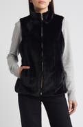 Via Spiga Reversible Faux Fur Vest