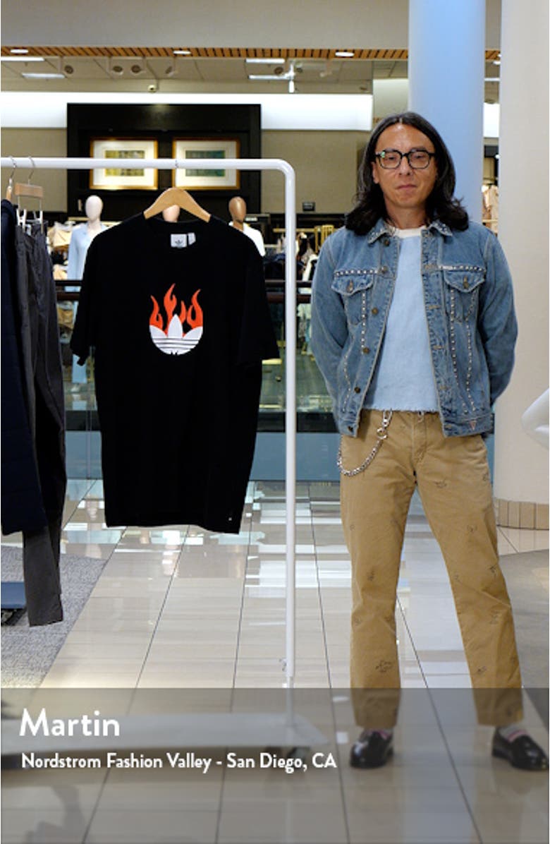 Flames Logo Graphic T-Shirt, sales video thumbnail