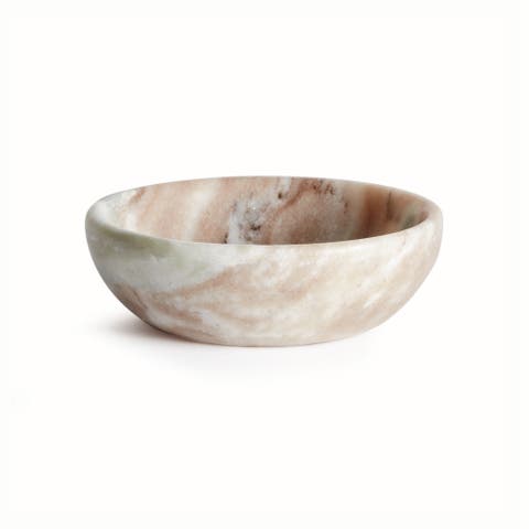 Josephine Marble Decorative Accent Bowl 6"