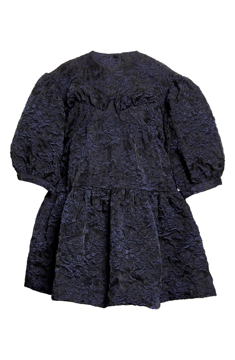 Simone Rocha Floral Cloqué Bustier Minidress, Alternate, color, 