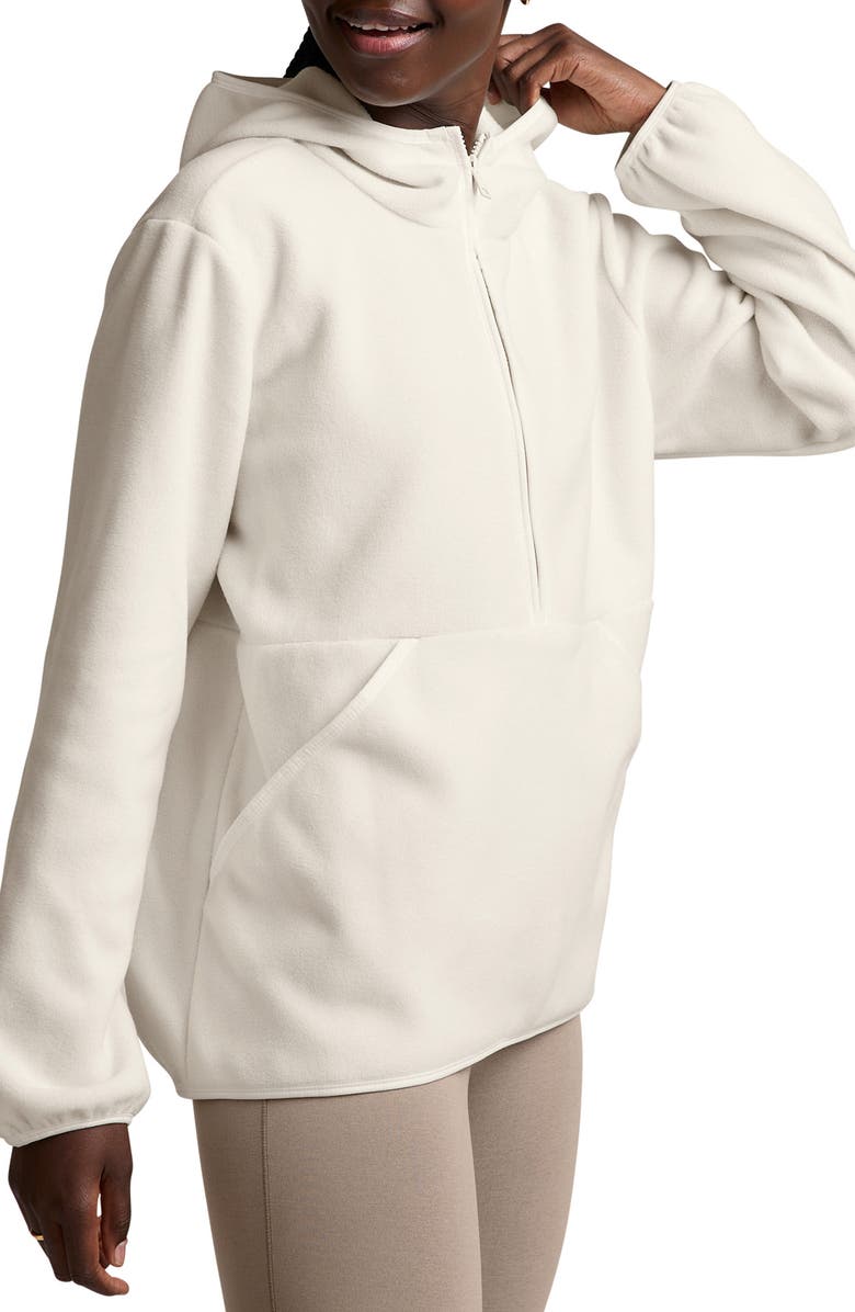 Beyond Yoga Explorer Half Zip Hoodie, Alternate, color, Dove