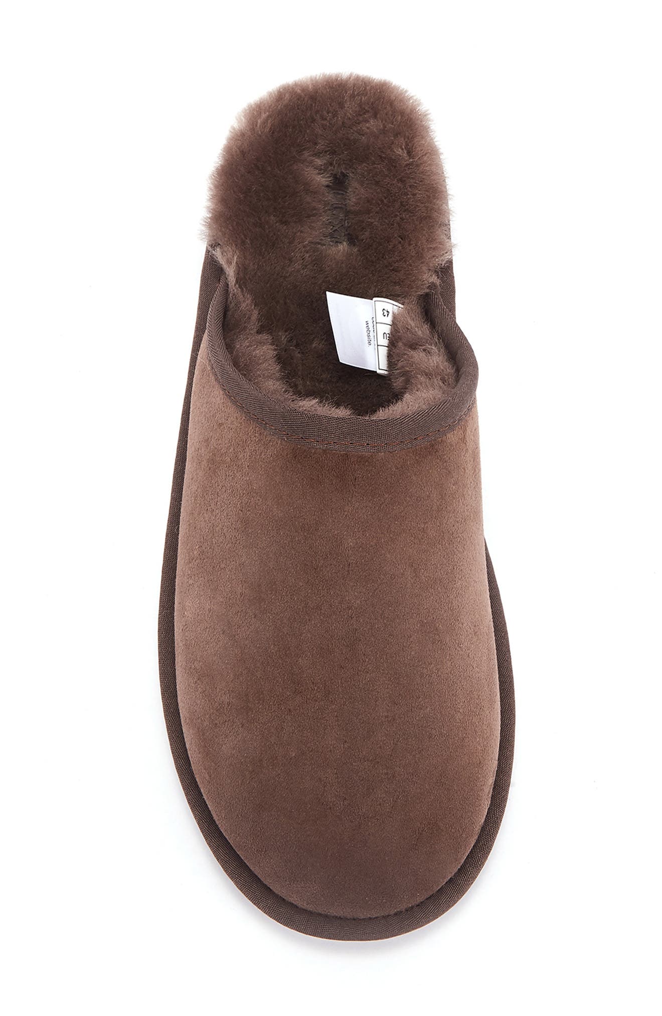 Australia Luxe Collective Mool Genuine Shearling Lined Slipper, Alternate, color, Burnt