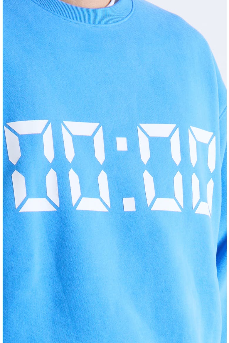 Us Against Time Crewneck Sweatshirt, Alternate, color, BRIGHT BLUE