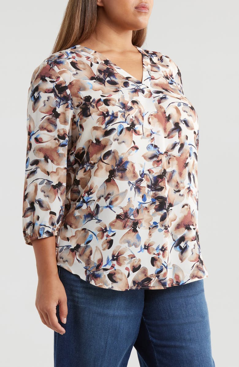 Jones New York V-Neck Tunic Top, Alternate, color, 