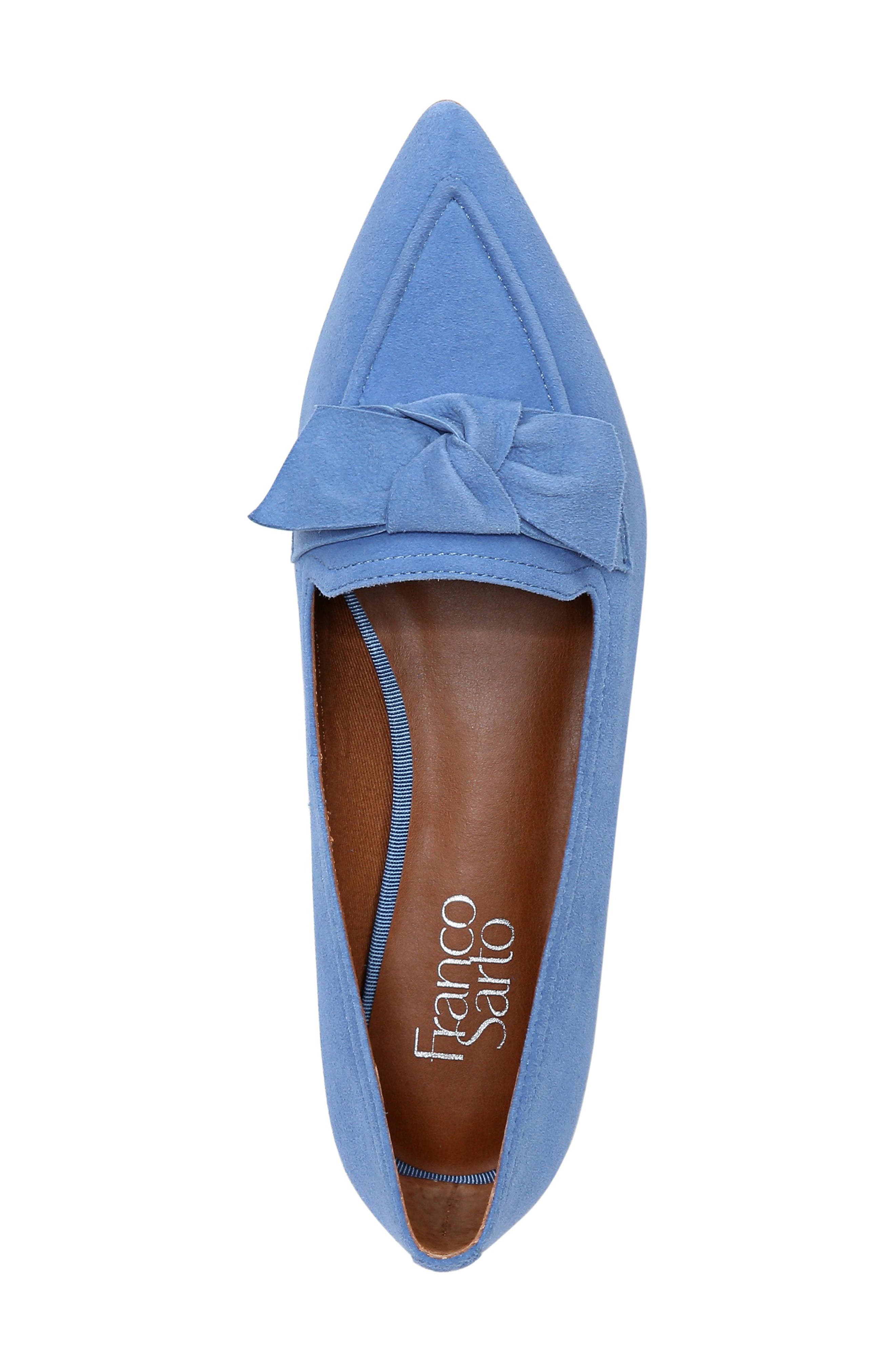 Raya Flat, Alternate, color, CORNFLOWER SUEDE