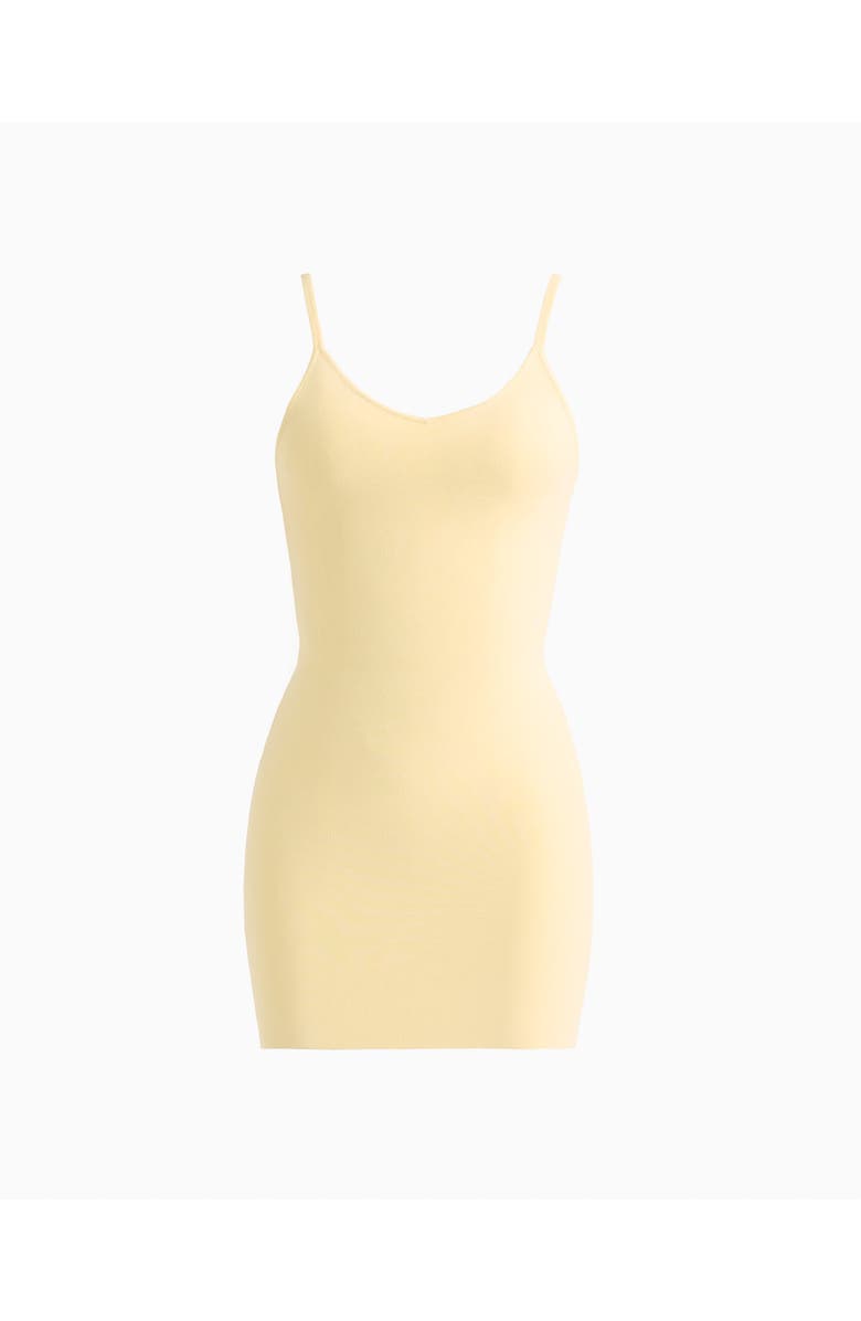 Dodiee Ayla sheer cable dress, Alternate, color, Butter Yellow
