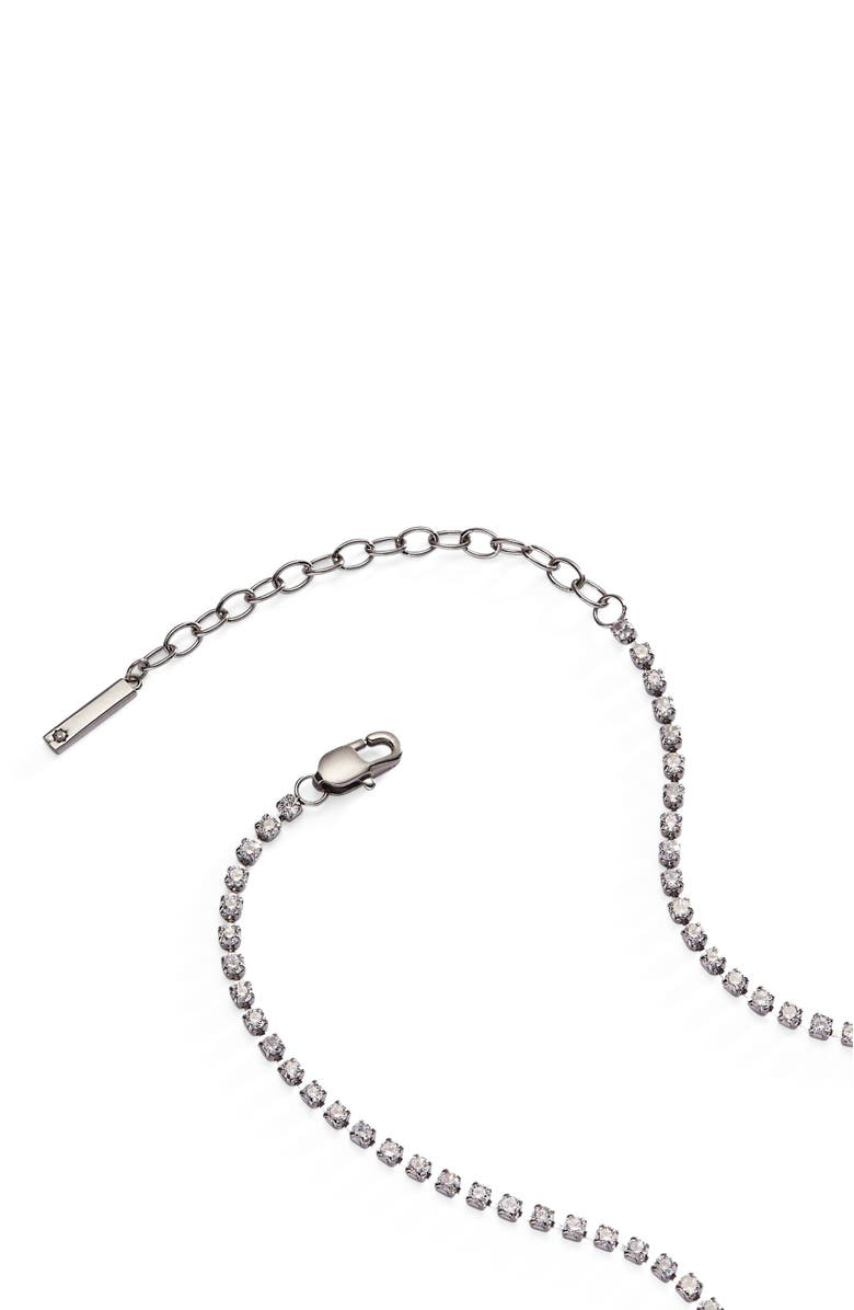 Alex and Ani Babe Tennis Chain Necklace, Alternate, color, Silver