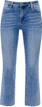 Bayeas Raw Hem Crop Straight Leg Jeans
