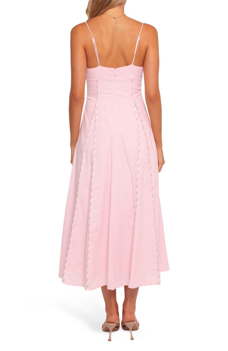 Petal & Pup Talyn Sleeveless Midi Dress, Alternate, color, Pink