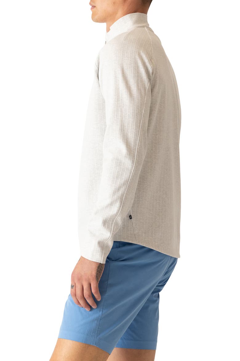 Stratluxe Jersey Quarter Zip Pullover, Alternate, color, SILVER HEATHER