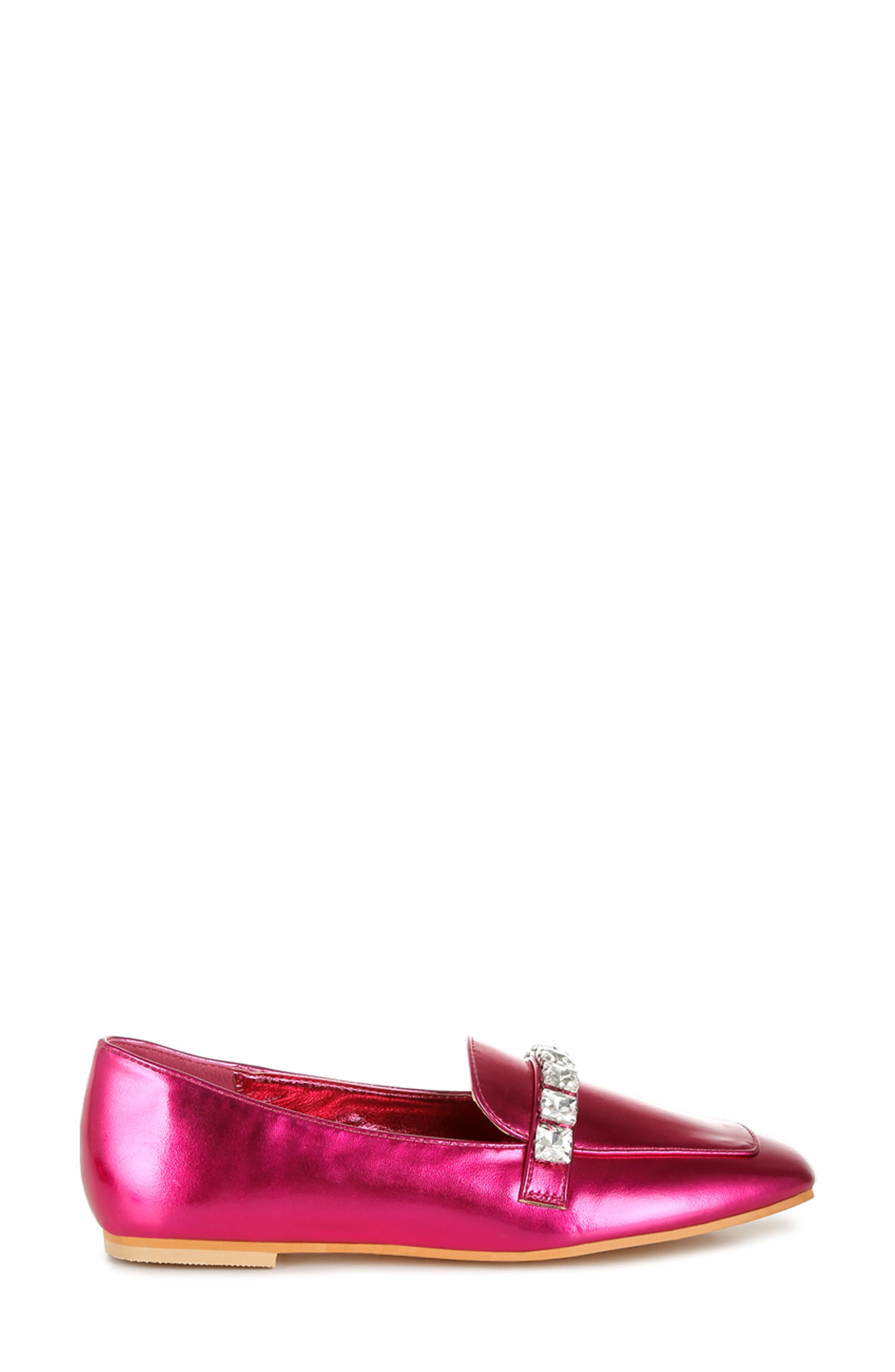 Celosia Water Repellent Loafer, Alternate, color, FUCHSIA