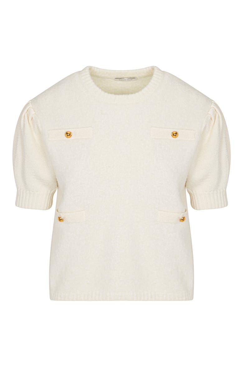 Boucle Texture Lady Pullover Sweater, Alternate, color, CREAM